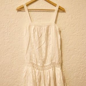 ASOS Petite White Lacey Dress Size 4